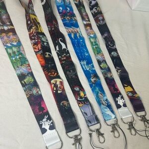 DISNEY Lanyard Set of 6-Various Disney Characters
